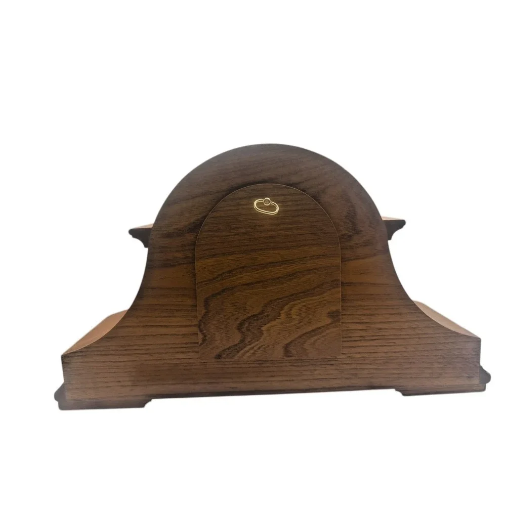 Howard Miller 635-106 The Burton Mantel Clock Wood Quartz Roman Numeral Display